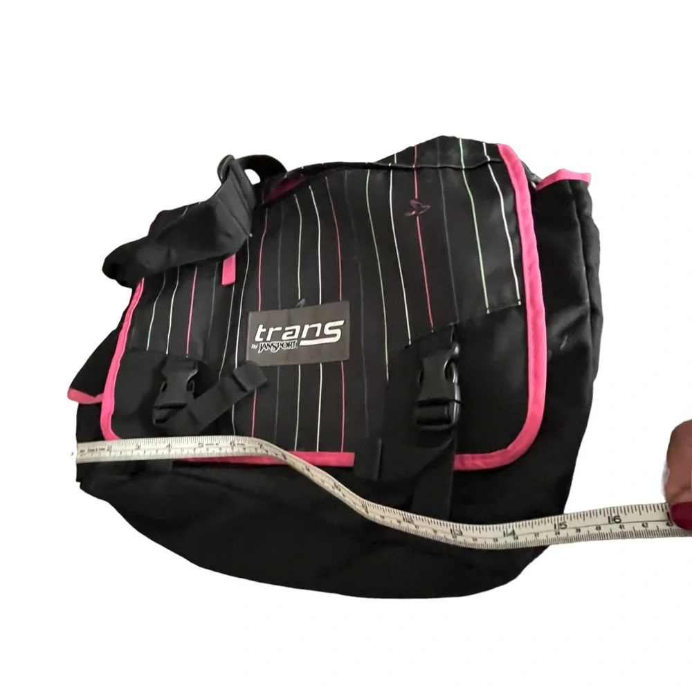 Jansport pink & black commuter bag adjustable strap shoulder pad like new padded